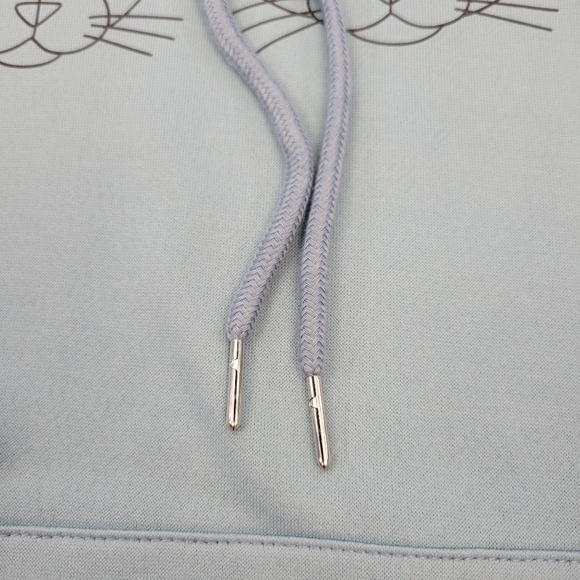 Unbranded Womens Cat Print Hoodie Size Large - Picture 9 of 13